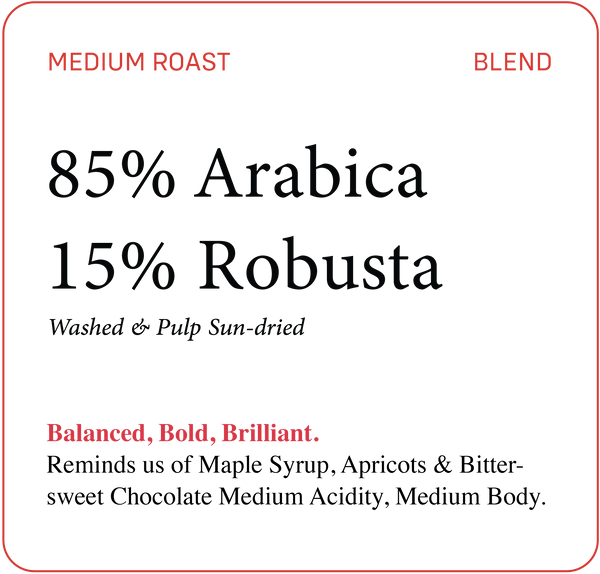 85 15 Arabica Robusta Blend