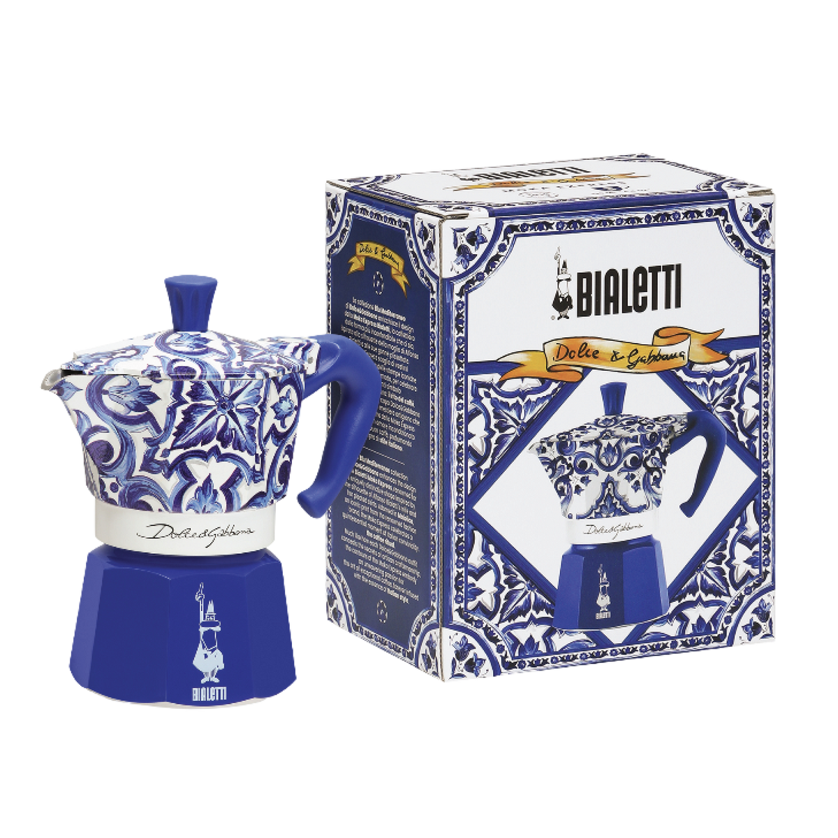 ＜Bialetti Dolce&Gabbana＞ MOKA EXPRESS Moka Express medium BIALETTI DOLCE&GABBANA in Multicolor