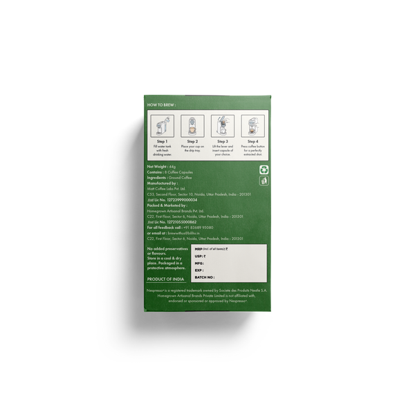 100% Arabica · Dark Roast