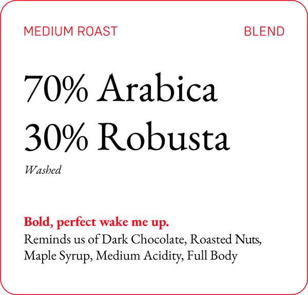 70 30 Arabica Robusta Blend