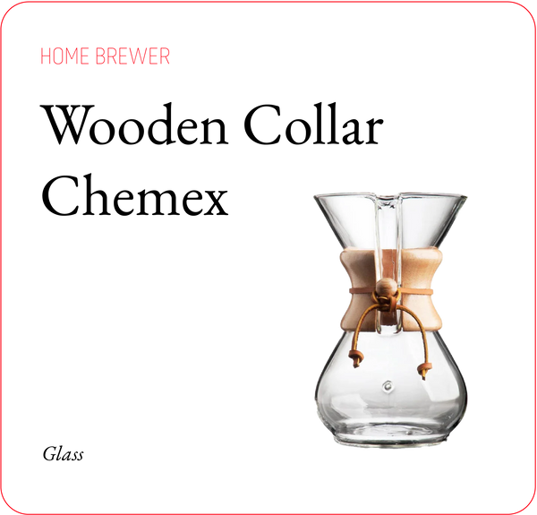 Wooden Collar Chemex (6 cups)