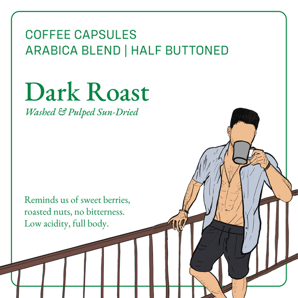 100% Arabica · Dark Roast