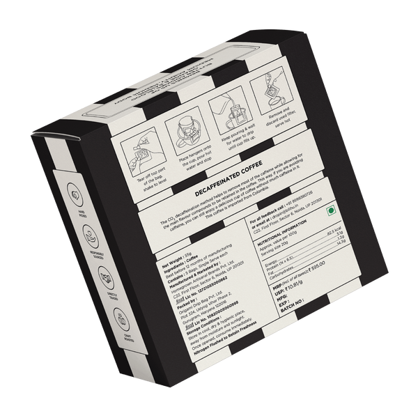 Decaffeinated Coffee Bags Set of 5 - Bili Hu
