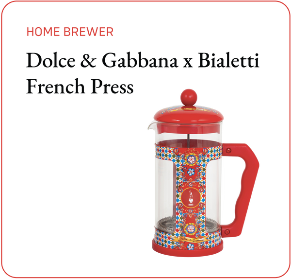 Dolce & Gabbana x Bialetti Coffee Press