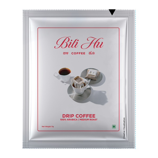 Hot Coffee Drip Bags, Medium Roast (Set of 5)