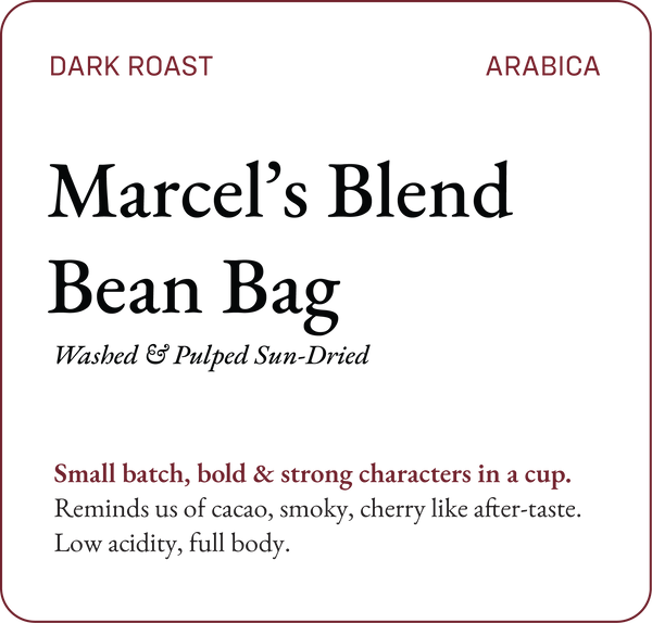 Marcels 250g Coffee Bean Box with Premium Coffee Beans - Bili Hu