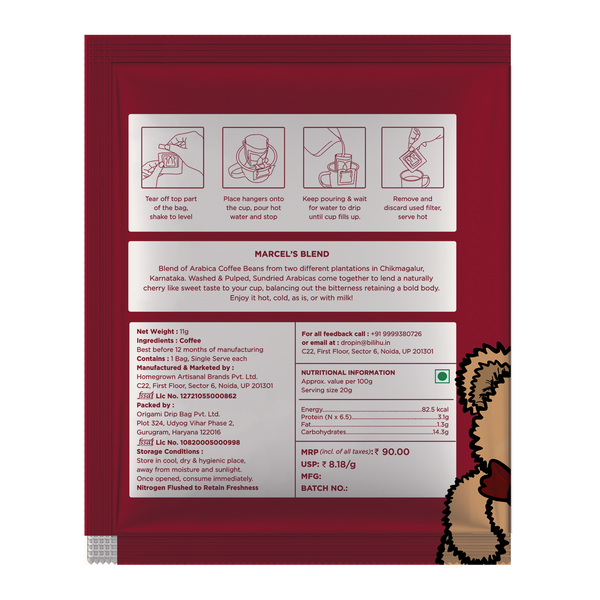 Marcels Drip Coffee Gift Set for Him and Her - Bili Hu
