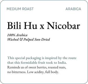 Nicobar Blend 250g Medium Roast Coffee Beans - Bili Hu
