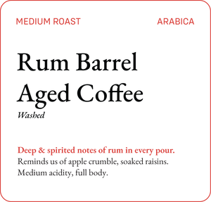 Rum Barrel Aged Coffee - Bili Hu