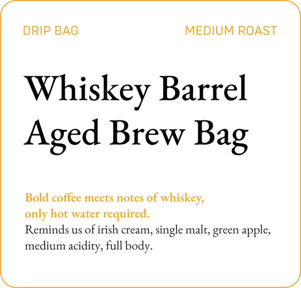 Whiskey Barrel Aged Brew Bags - Bili Hu